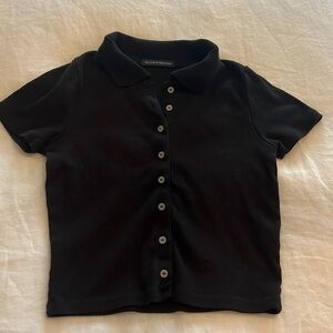 🟣 BOGO! Brandy Melville Button Down Polo Shirt